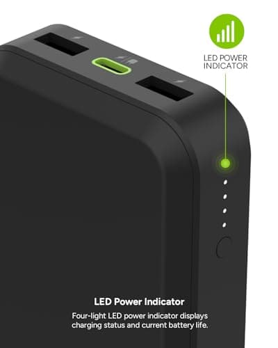 Mophie Powerstation Core 20,000mAh Power Bank | Best Value Capacity | 18W, Multi-Device 6