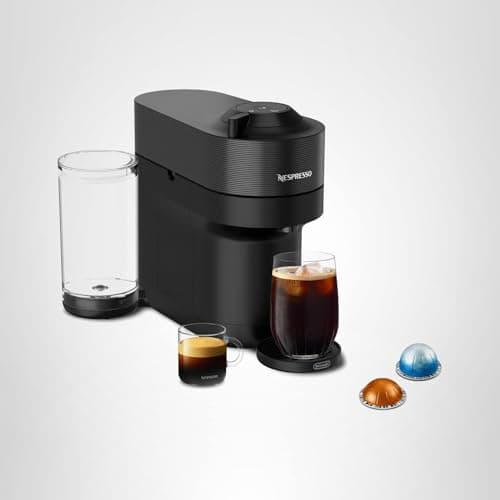 Nespresso Vertuo Pop+ Coffee and Espresso Machine by De'Longhi, Liquorice Black 9