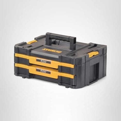 DEWALT TSTAK Tool Storage Organizer with Double Drawers, Holds Up to 16.5 lbs. (DWST17804) 10