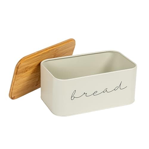 Bloomingville Metal Bread Bin with Bamboo Lid 8