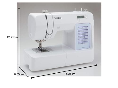 Brother CS5055 Computerized Sewing Machine, 60 Built-in Stitches, LCD Display, 7 Included Feet, White 9