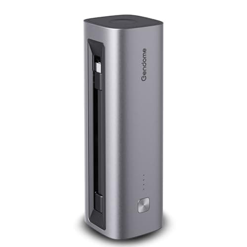 GENDOME Portable Phone Charger, 15000mAh Portable Power Bank LiFePO4 Battery, QC3.0 & PD3.0 22.5W USB-C in&Out Fast Charging for Phone, Headphone, Watches, Tablet, Travel Essential Backup Battery