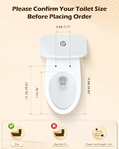 iliD Smart Max Bidet Toilet Seat, Electric Elongated Ecoseat with Four Cleaning Modes, Auto Open/Close, Wider Seat, Ultra Slim, Female Wash and Rear Wash 9