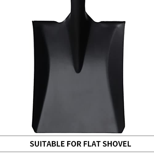 Square Shovel, Shovels for Digging with D-Handle, Overall 41-Inch Long Garden Shovel, Transfer Shovel, Snow Shovel for Car, Garden Tools 9