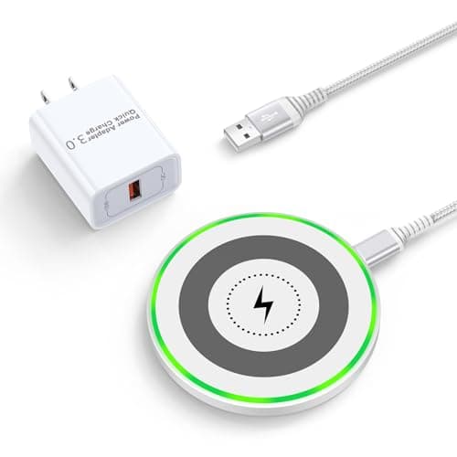 Pixel 10 Pro XL Wireless Charger,15W Wireless Charger Station for Google Pixel 10 Pro 9a 9 Pro Fold 9 Pro XL 8 Pro 7 Pro,Wireless Charging Pad with QC3.0 Adapter for Galaxy S25 Ultra S24 Ultra S23 S22