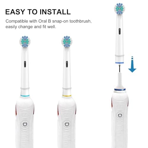 SetSail Toothbrush Heads for Oral B, 8 Pack Professional Electric Toothbrush Replacement Heads Medium Soft Dupont Bristles Replacement Toothbrush Heads Precision Clean Brush Heads Refills 5