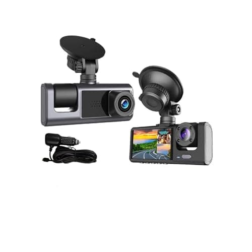 Dash Camera for Car Security Camera Dashcam Front and Rear Inside 1080P with WDR, Night Vision, G-Sensor Auto Lock, Loop Recording