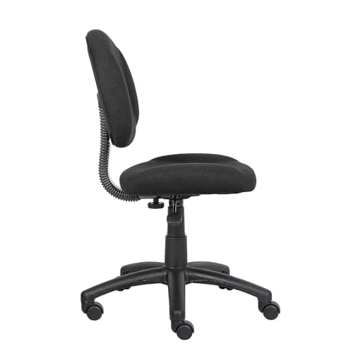 Boss Black Deluxe Posture Chair, Model Number: 217EBONY 9