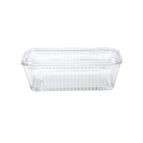 Gemco Multi Function Butter Dish, 6-Inch, Clear 2