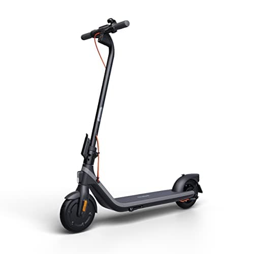 Segway Ninebot E2 Plus Electric KickScooter- 300W Brushless Motor, Up to 15.5 Mile Range & 15.5 MPH, 8.1" Shock-Absorbing Tires, Electronic Drum Brake, UL-2272 Certified