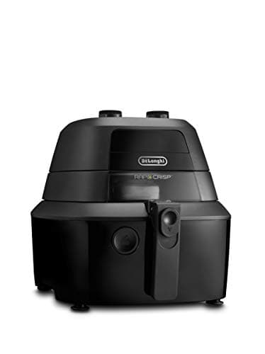 De'Longhi Rapid Crisp Air Fryer, 4-Quart, 1700-Watt Cooker, Fries, Crisps, Roasts, Bakes, Pizza, 4 Preset Temperatures, up to 20% Faster Cooking, Easy Clean Nonstick, FH2133