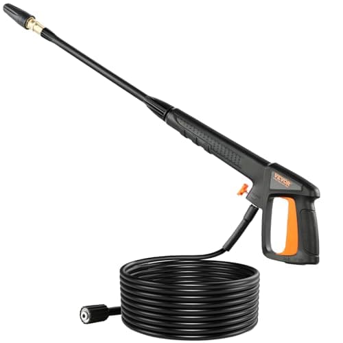 VEVOR Electric Pressure Washer, 2150-PSI 1.85-GPM, Foam Cannon High-Pressure with 5 Different Nozzle, 20ft Hose/35ft Cord Lightweight Washer, Portable Cleans Cars/Fences/Patios/Furniture/Floor/Window 11