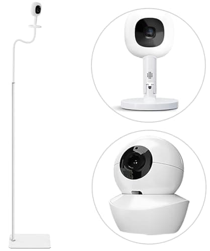 BFYTN Baby Monitor Floor Holder Stand Mount & Clamp for Baby Monitor Camera with 1/4 Screw Hole,Compatible with Nanit Pro Smart, Height Adjustable 67" Compatible with Babysense HDS2/V43