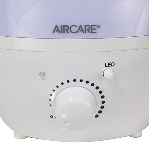 AIRCARE Ultrasonic Cool Mist Humidifier,Whisper-Quiet, Multi Color LED Light, Aroma Therapy Essential Oil Diffuser for Home, Bedroom, Baby, Nursery, Yoga, Spa and Office (white, .33 gal) 7