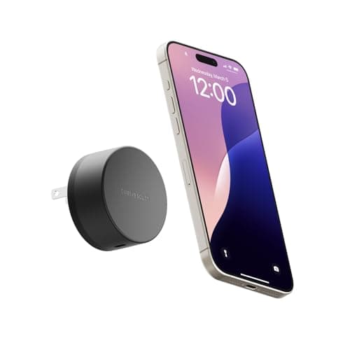 Twelve South PowerBug Qi2 Magnetic Wireless Charger & 35W USB-C Hub, Slate — Works with MagSafe, PixelSnap, and Qi2 Magnetic Phones, Slate