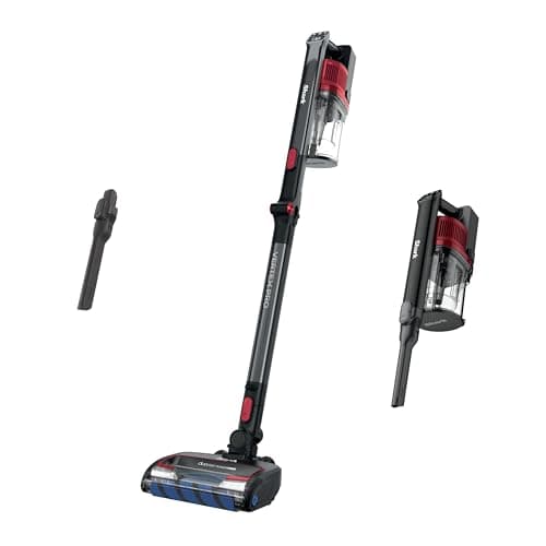 Shark Cordless Vertex Pro Lightweight Cordless Stick Vacuum with DuoClean PowerFins, HEPA Fitler, Anti-Allergen Complete Seal, LED Headlights, For Carpets & Hardfloors, Red, IZ662H