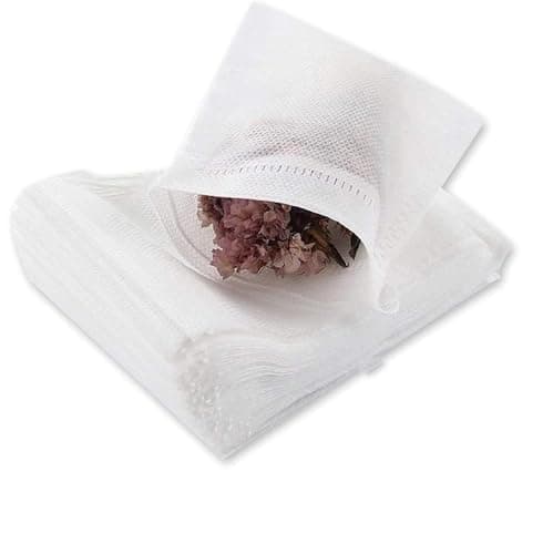 Fenshine 400 Pcs Tea Filter Bags Disposable Empty Tea Bags Drawstring Seal Tea Infusers Bag for Loose Leaf Teal