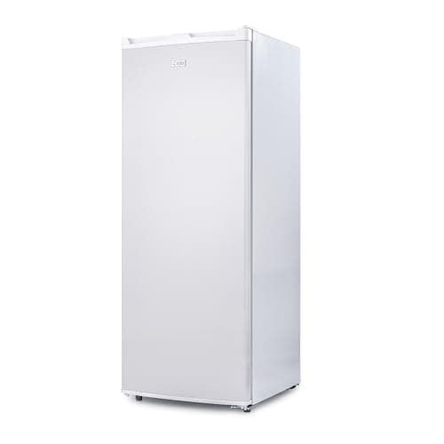Commercial Cool Upright Freezer, Stand Up Freezer 6 Cu Ft with Reversible Door, White