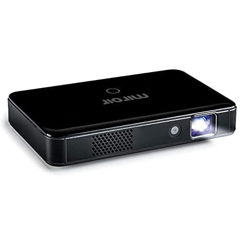 Miroir M220 HD Pro Portable 720p Projector – Auto Focus & Keystone, USB-C Video & Charging, HDMI Input, Built-in Battery, 100" Display, Compact & Travel-Friendly