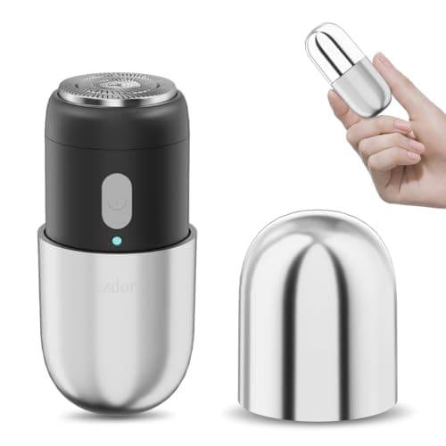 Mini Electric Shaver, Electric Razor for Men, Portable USB-C Rechargeable Waterproof Shaver, Cordless Powerful Razor for Travel, Home, Business