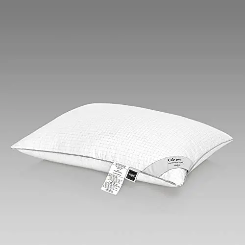 Togas 100% White Goose Down Bed Sleeping Pillow in Antistress Shell with Silver ions Calypso