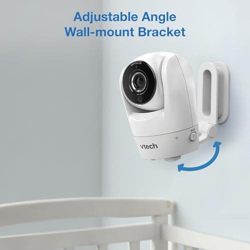 VTech VM901 Smart WiFi Baby Monitor with 1080p FHD Camera and 5" HD IPS Display, Free App, Remote Pan Tilt Zoom, Night Vision, Motion Detection Alerts 12