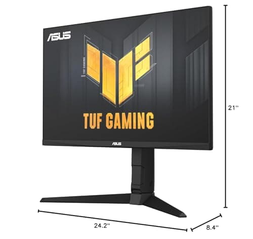 ASUS TUF Gaming 27” 1440P Gaming Monitor (VG27AQML1A) - QHD (2560 x 1440), 260Hz, 1ms, Fast IPS, Extreme Low Motion Blur Sync, G-SYNC Compatible, Freesync Premium, Variable Overdrive, DisplayHDR™ 40 11