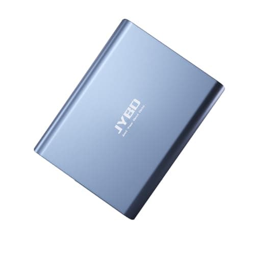 JYBD 500GB External Hard Drive,2.5'' Ultra Slim Portable HDD USB 3.0 Compatible for PC,Laptop,PS4,Chromebook,Blue