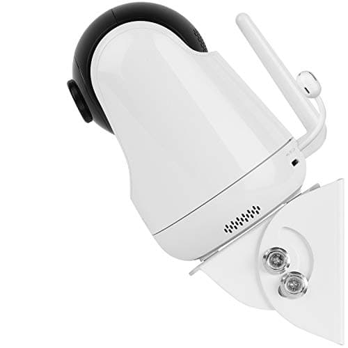 Uogw Baby Monitor Mount - Compatible with VAVA Baby Monitor Camera VA-IH006/VA-IH009/Hipp, Adjustable Angle Wall Mount Bracket, Aluminum Alloy Material (White)