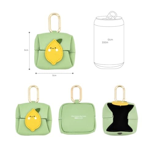 Tomcrazy Cartoon Mini Storage Bag for Airpods Case Earbuds Cover Huawei Tag Keychain, Headset Box for Airtag Galaxy Buds Jabra Elite 7 4 3 Headphones Pouch (01) 5