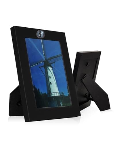 Jigayao Indoor Security Camera Hidden Camera Photo Frame,1080P Picture Frame Spy Cameras Nanny Cam with Motion Detection,Mini Secret Cameras Video Spy Cam for Home Office-No WiFi Needed No Audio
