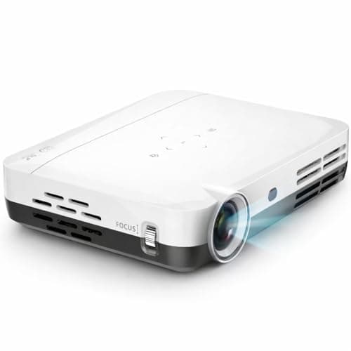 Boss S7 4K Projector – 7000 Lumens, 3D Android Smart Projector - 3840x2160 Resolution, Free Projector Screen, Free mount, 300" Display, Bluetooth & Wi-Fi – Home Theater