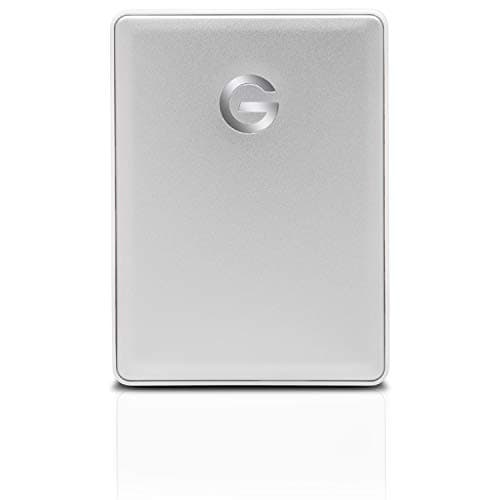 G-Technology 1TB G-DRIVE mobile USB-C Portable External Hard Drive, Silver - 0G04876-1