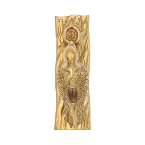 Wood Pecker Door Knocker in Solid Brass (Brass) 4