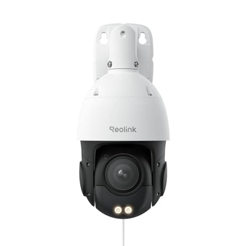 REOLINK RLC-823S2 Smart 4K/8MP UHD PTZ Security Camera with Cutting-Edge 16X Optical Zoom and 3D Zoom, Color Night Vision with Spotlights, Person/Vehicle/Animal Detection, 2 Way Talk, 24/7 Recording