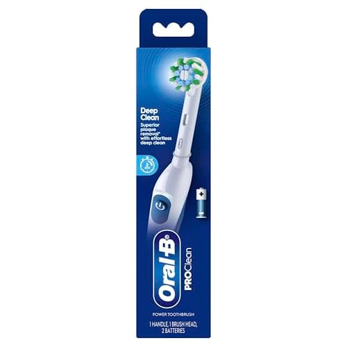 Oral-B Pro 100 3D White, Battery Toothbrush, White 9