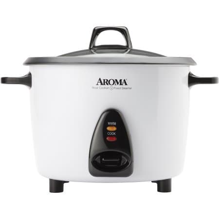 AROMA Rice Cooker, 10-Cup (Uncooked) / 20-Cup (Cooked), Steamer, Auto Keep Warm, Soup Maker, Oatmeal Cooker, Large Rice Cooker, 5 Qt, White, ARC-360-NGP 7