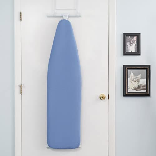 Full Size Ironing Board with Cover & Pad – Made in USA by Seymour Home Products Adjustable Steel T-Legs, 35" High Perforated Top for Steam Durable Iron Board for Home, Laundry Room (Dark Blue) 6