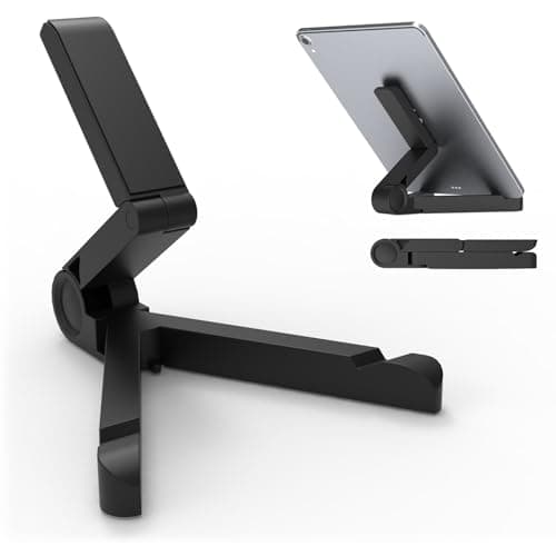 Kado Tablet Stand for Portable Monitor, Adjustable Tablet Holder Foldable, iPad Accessories for Office Compatible with Kindle, Switch, Surface Pro, iPad Pro/Air/Mini, iPhone Pro/Max/Plus