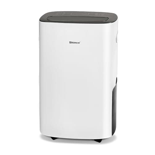 Shinco 86 Pints Dehumidifier for Home and Basements, 5000 Sq.Ft Dehumidifiers with Drain Hose, Auto or Manual Drainage, Auto Defrost, Quietly Remove Moisture, Intelligent Humidity Control, 24HR Timer