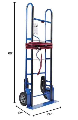Pro Lift Hand Trucks Heavy Duty – Industrial Dolly Cart with Vertical Loop Handle and 800 Lbs Maximum Loading Capacity 6