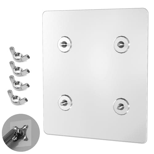 Non VESA Monitor Mount Adapter - 75x75 mm VESA Adaptor Mount for Monitor Without Holes for 17,19,22 inch Flat Panel Monitors Load Capacity 5-11lbs