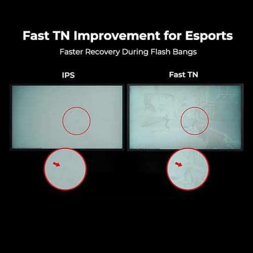 BenQ Zowie XL2546X+ 24.1 Fast TN 280Hz Gaming Monitor for Esports, Motion Clarity DyAc 2, 1080p, XL Setting to Share, S Switch, Shielding Hood, Industrial Grade Bearing Height Adjustment 6