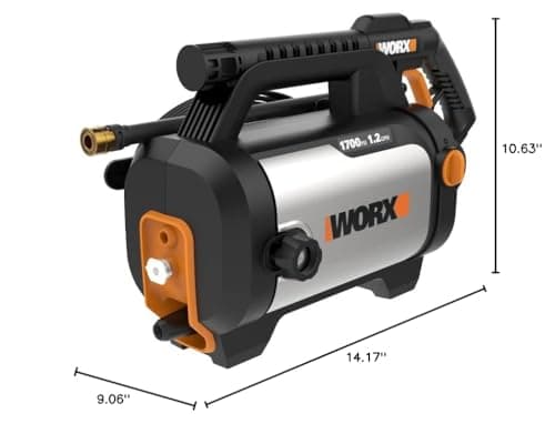 Worx 13 Amp Electric Pressure Washer Max 1870 PSI Max 1.4 GPM WG602 7