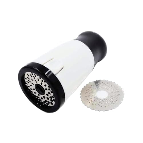 Stainless Steel Blades Rotary Cheese Grater & Chocolate Grater - Effortless Manual Shredder for Parmesan, Baking - Professional Kitchen Tool