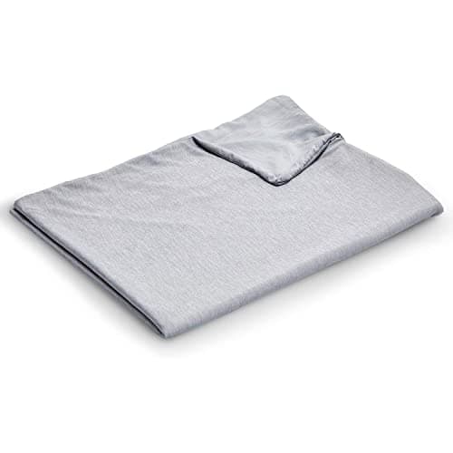 EXQ Home Weighted Blanket Cover 60x80 -Queen Size Premium Soft for Weighted Blanket with Zipper,Machine Washable Duvet Cover (Grey,Duvet Cover Only)