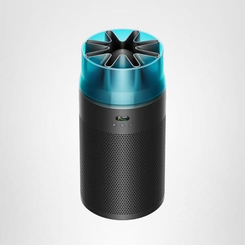 Dyson Hushjet Compact Purifier, Engineered for Powerful, Whisper-quiet, Whole-room Air Purification, Homes with Pets, Allergies, Fully-sealed filtration, 5-year no change filter (Black/Teal) 10