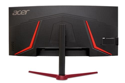 acer Nitro 34 Inch UWQHD 3440 x 1440 1500R Curved PC Gaming Monitor | AMD FreeSync Premium | Up to 180Hz Refresh | 1ms (VRB) | 400nit | DisplayHDR 400 | One DP 1.4 & Two HDMI 2.0 | XZ342CU Vbmiiphx 15