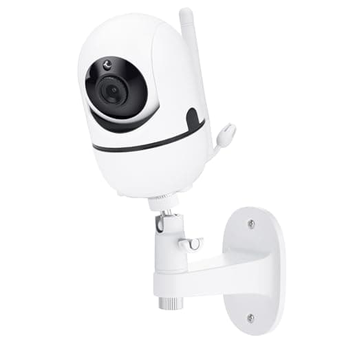 Baby Monitor Mount for HelloBaby HB65/HB40/HB6550/HB6560/HB6148/HB66/HB6339/HB6550 Pro, ANMEATE SM935E, 360° Adjustable Baby Camera Wall Mount for Hellobaby Monitor, Two Ways to Install