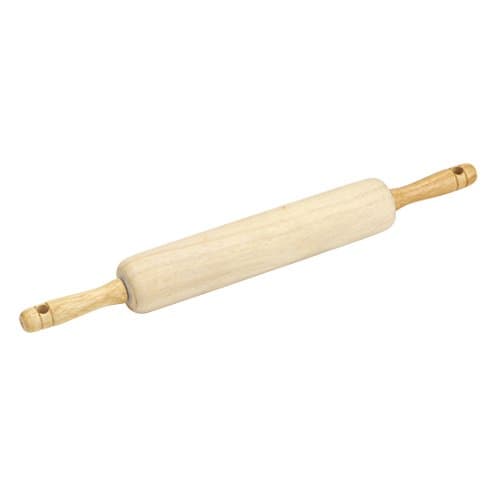 GoodCook Classic Wooden Rolling Pin with Easy Roll Bearings